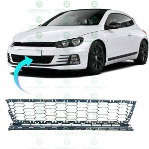 VW Scirocco 2014-2017 Front Lower Centre Bumper Grille Honeycomb