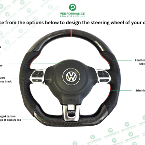 Volkswagen Golf MK6 / Scirocco  Carbon Steering Wheel